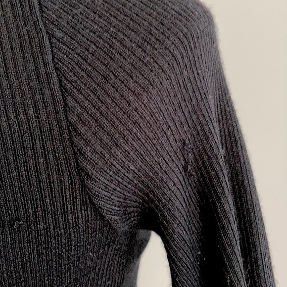 Y2k ALANNAH HILL 100% merino Cardigan with silk ties SIZE 6 - Picture 12 of 15